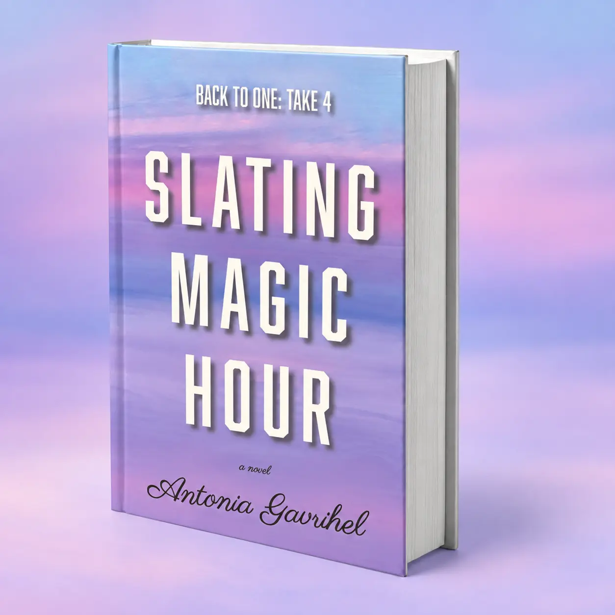 Slating Magic Hour book cover by Antonia Gavrihel